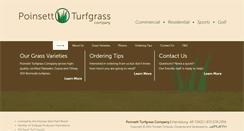 Desktop Screenshot of poinsettturfgrass.com