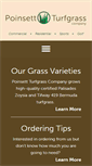 Mobile Screenshot of poinsettturfgrass.com